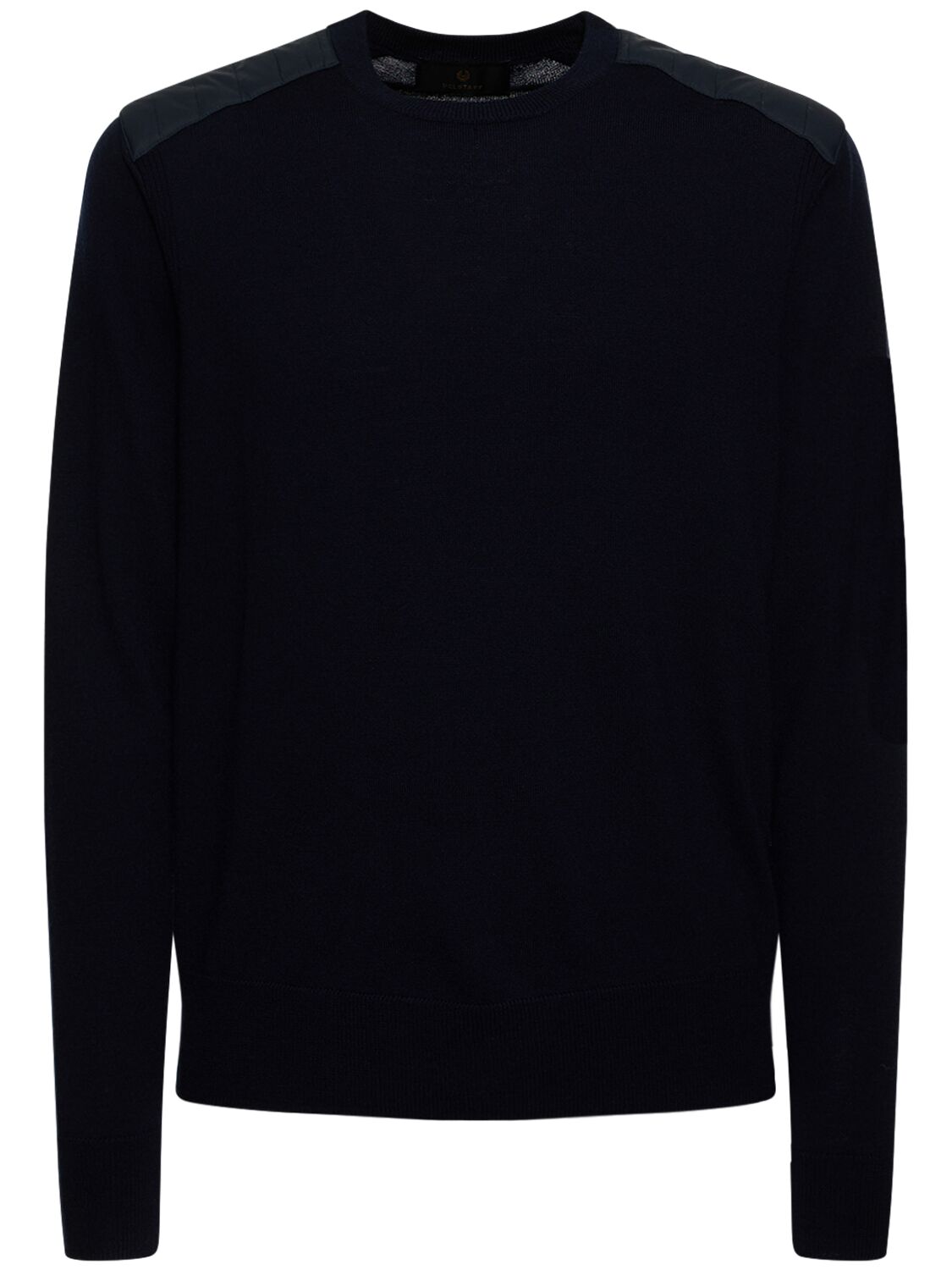 Belstaff Kerrigan Wool Crewneck Sweater In Navy