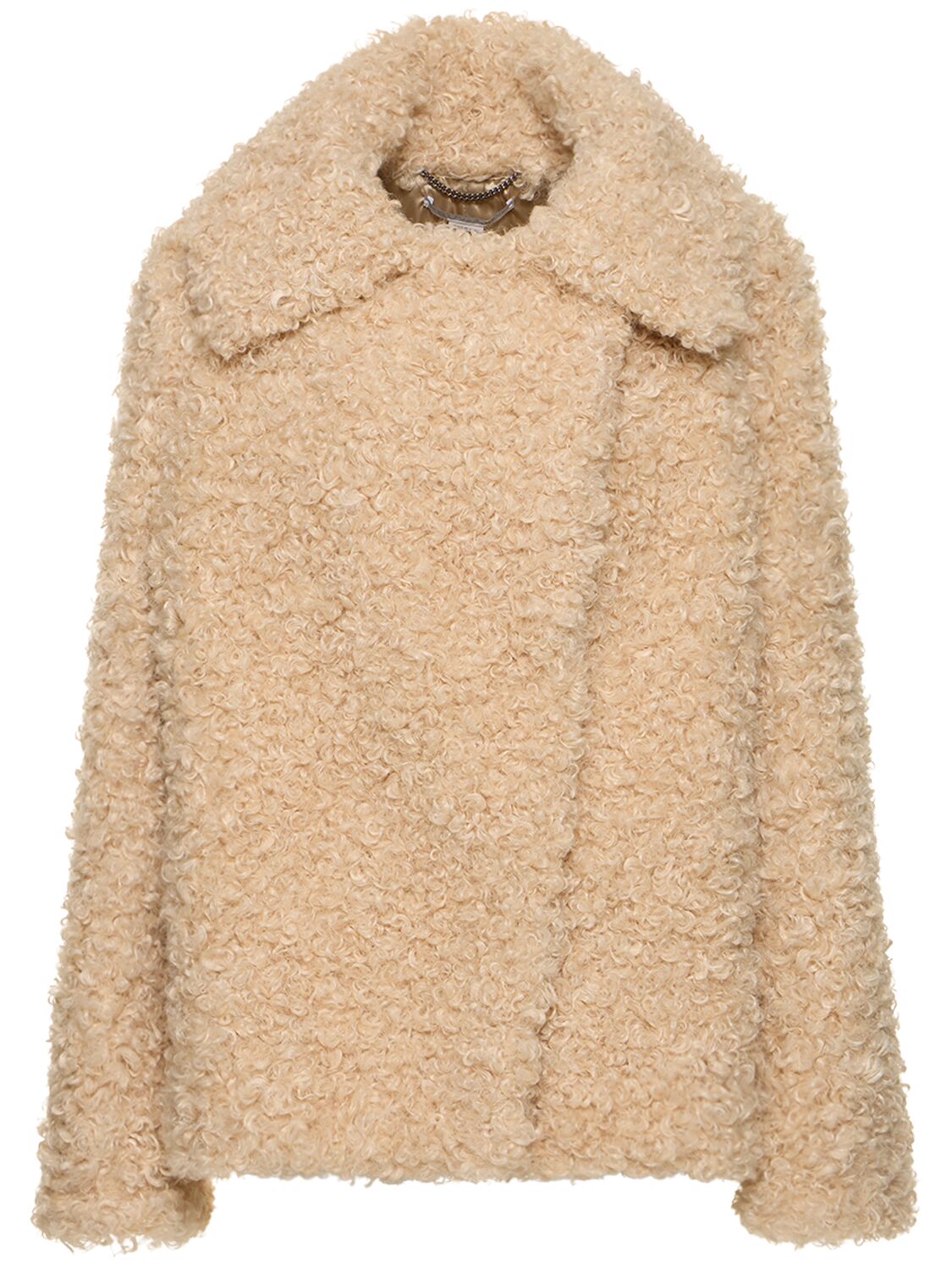 Faux Fur Single Breasted Jacket