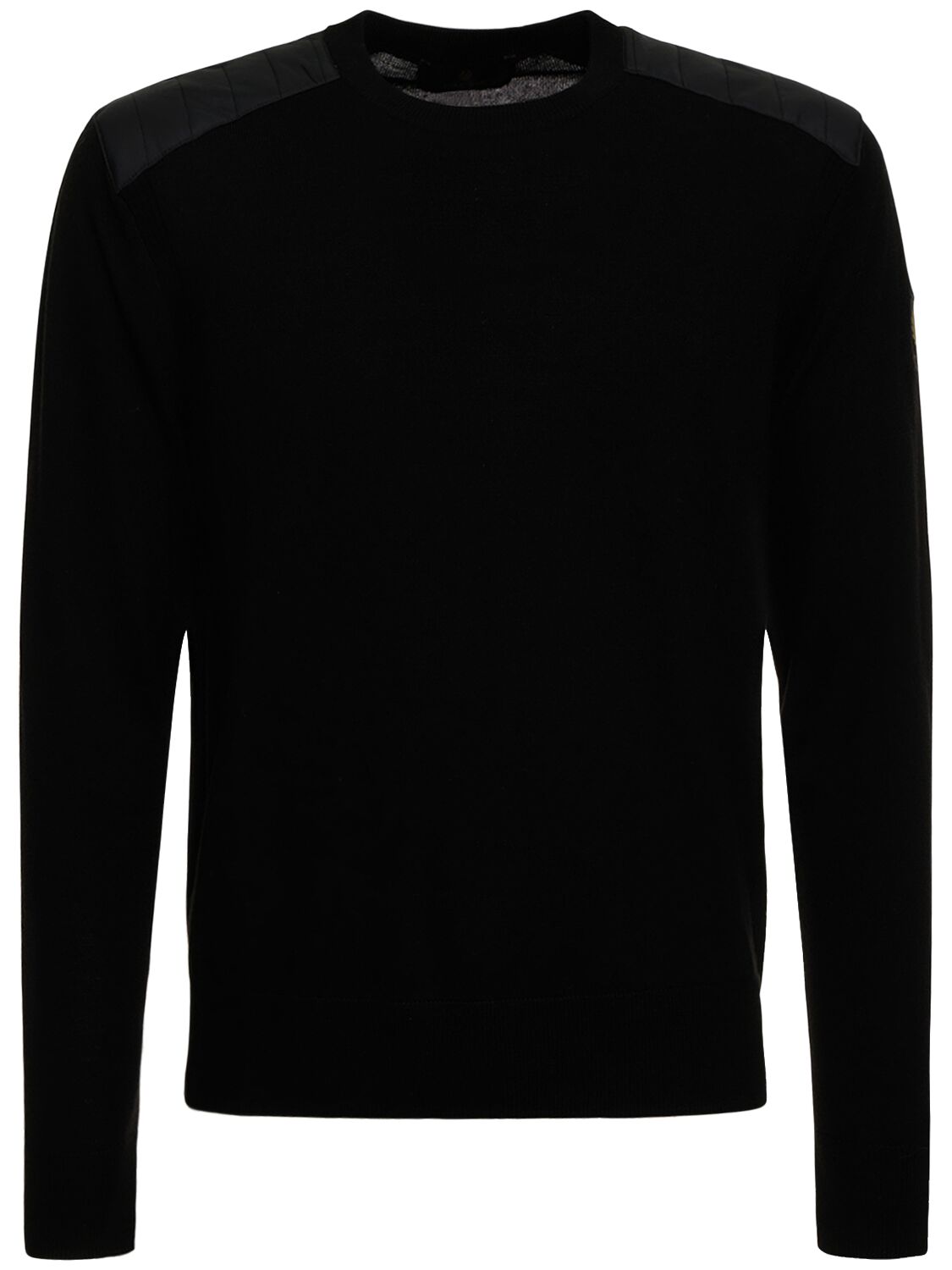 Belstaff Kerrigan Wool Crewneck Sweater In Black