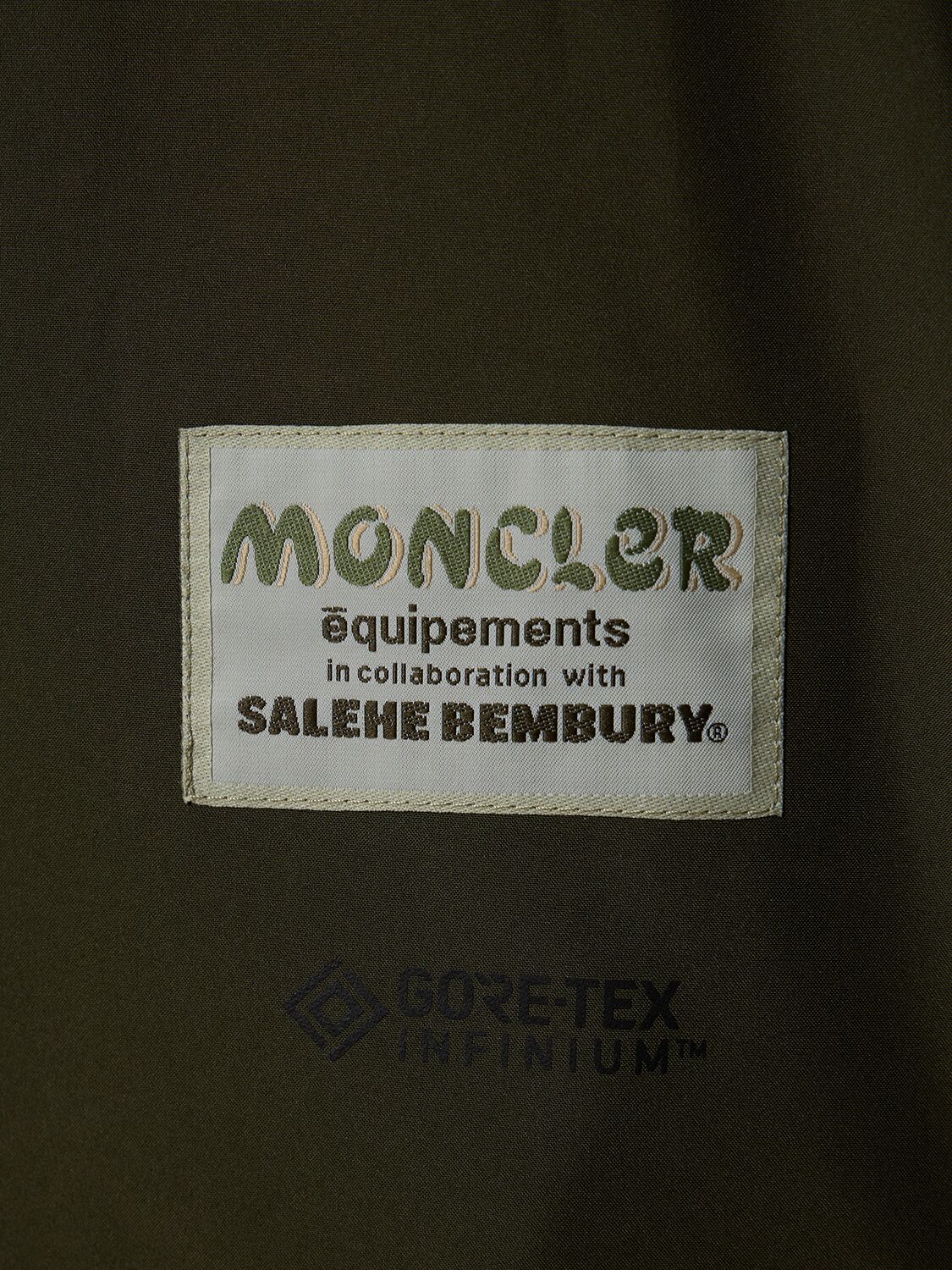 Shop Moncler Genius Moncler X Salehe Bembury Menger Parka In Olive Green