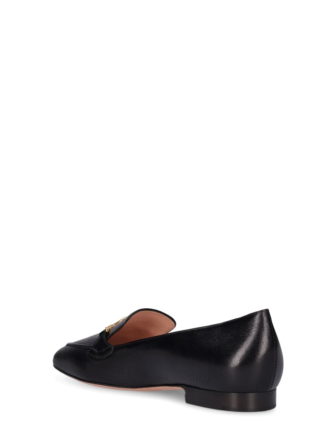 Shop Bally 20mm Obrien Brushed Leather Loafers In Black