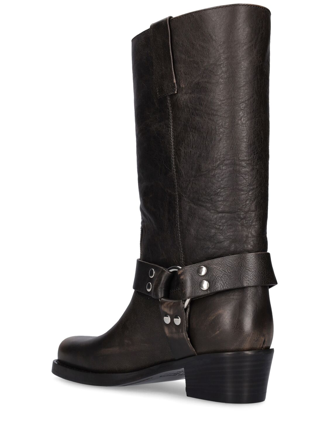 Shop Paris Texas 45mm Roxy Leather Boots In Black