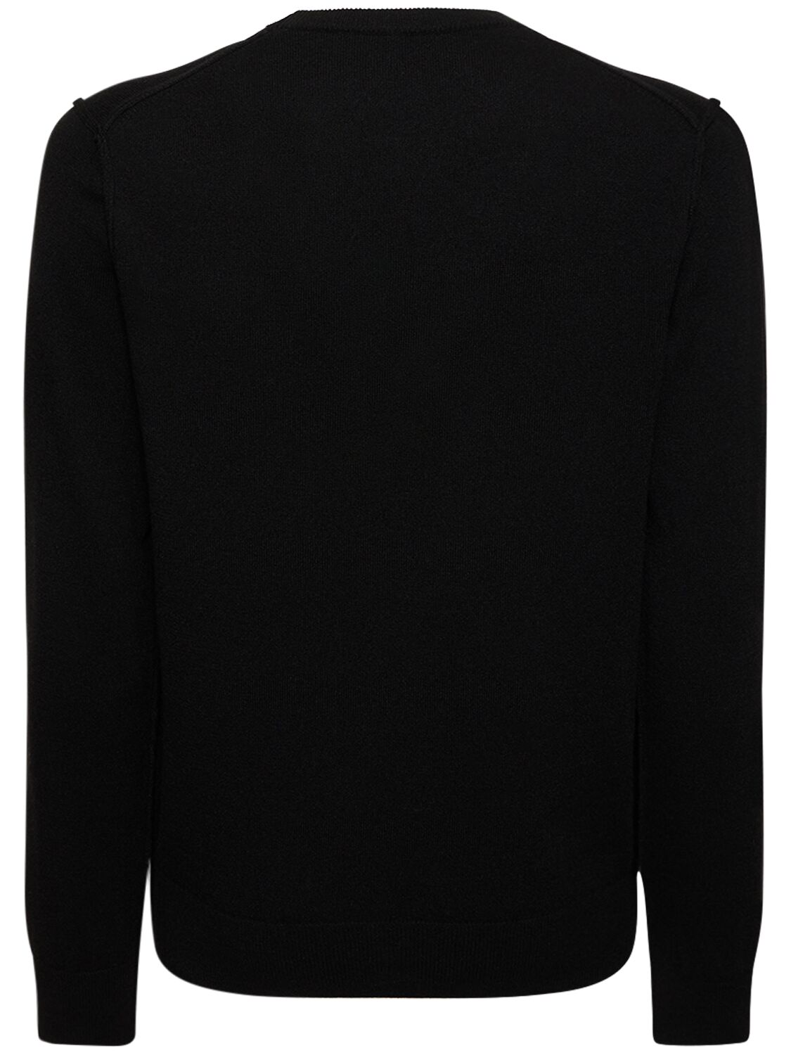 Shop Dolce & Gabbana Inside Out Cashmere Sweater In Black