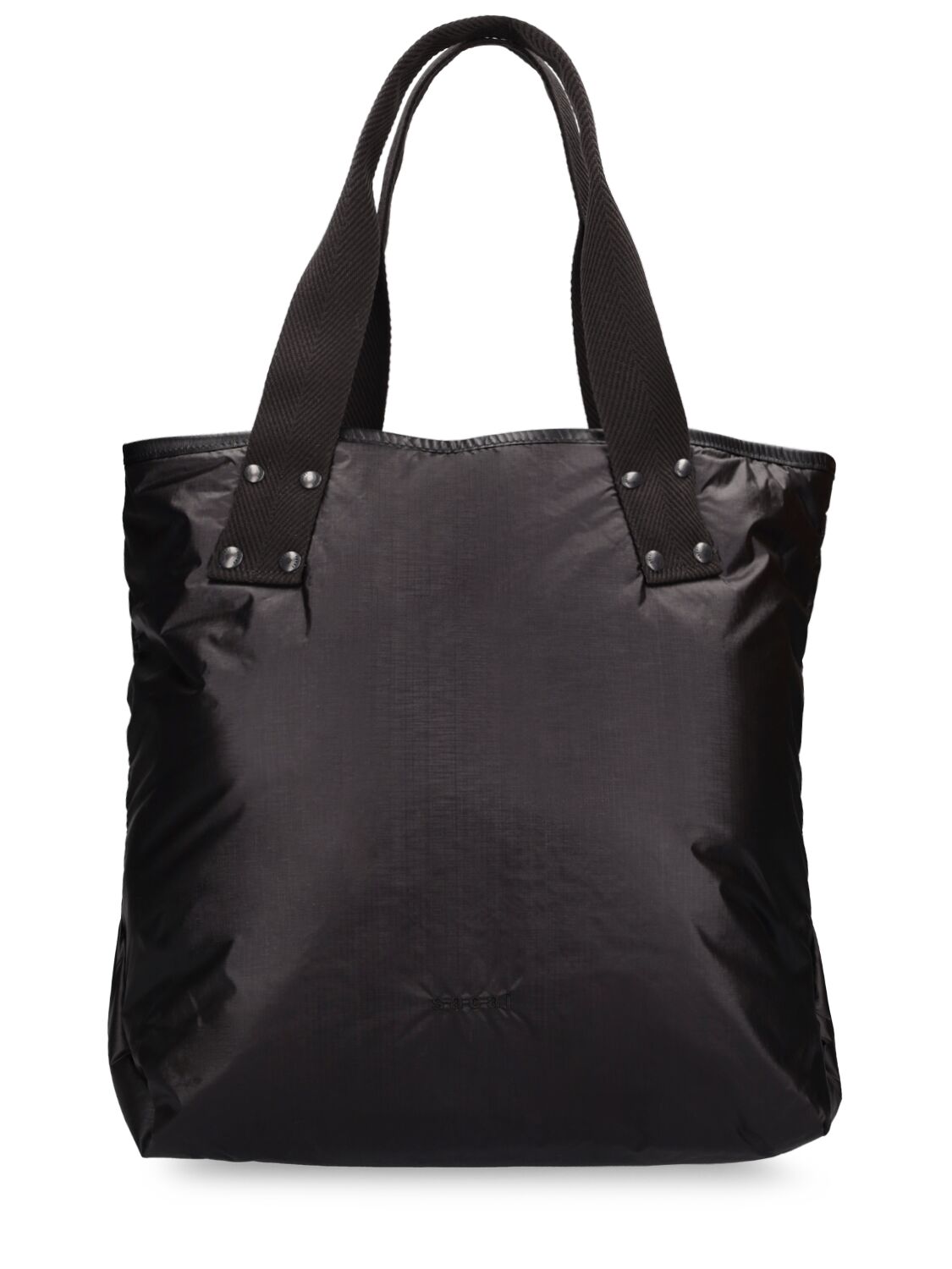 Sacai Skytex Large Tote Bag In Black