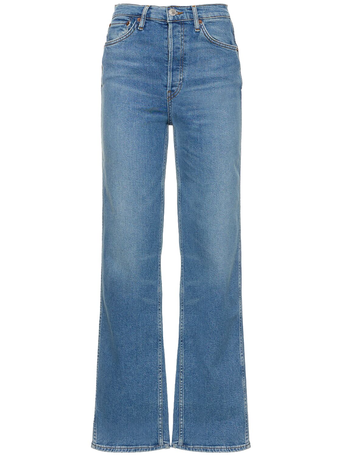 Image of 90s High Rise Straight Loose Jeans