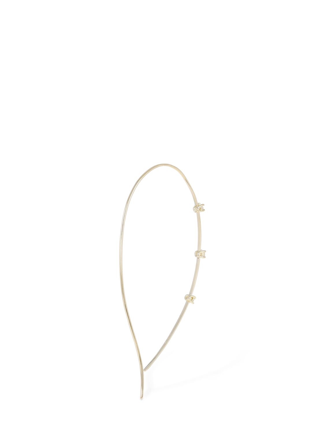 Shop Inbilico Stars 18kt & Diamond Mono Earring In Gold,diamond