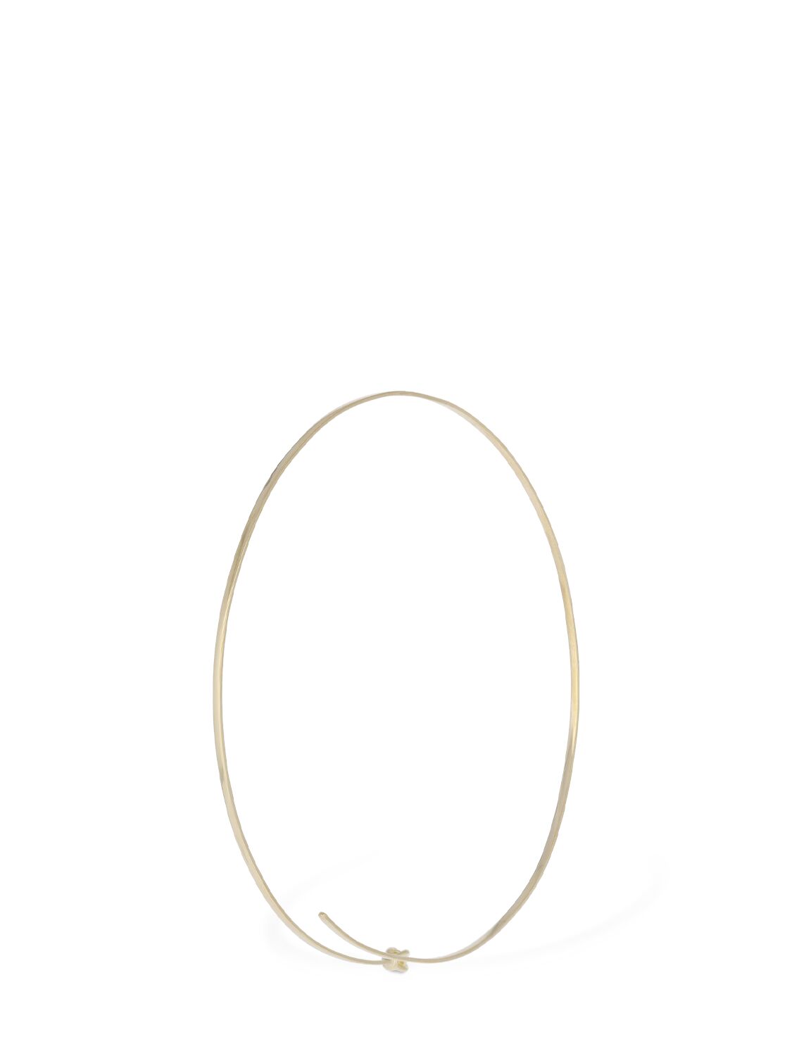 Shop Inbilico Sun Hoop 18kt & Diamond Mono Earring In Gold,diamond