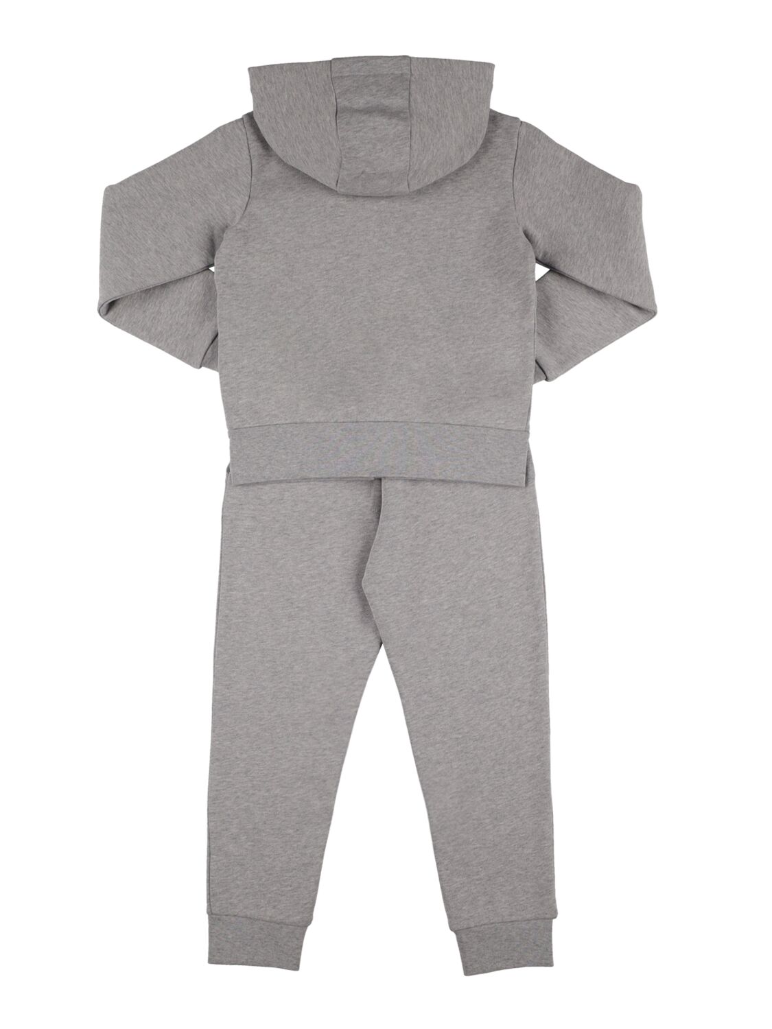 Shop Moncler Cotton Hoodie & Sweatpants In Grey