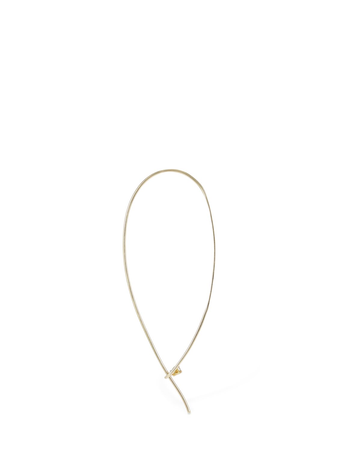 Shop Inbilico Air 18kt & Diamond Mono Earring In Gold,diamond