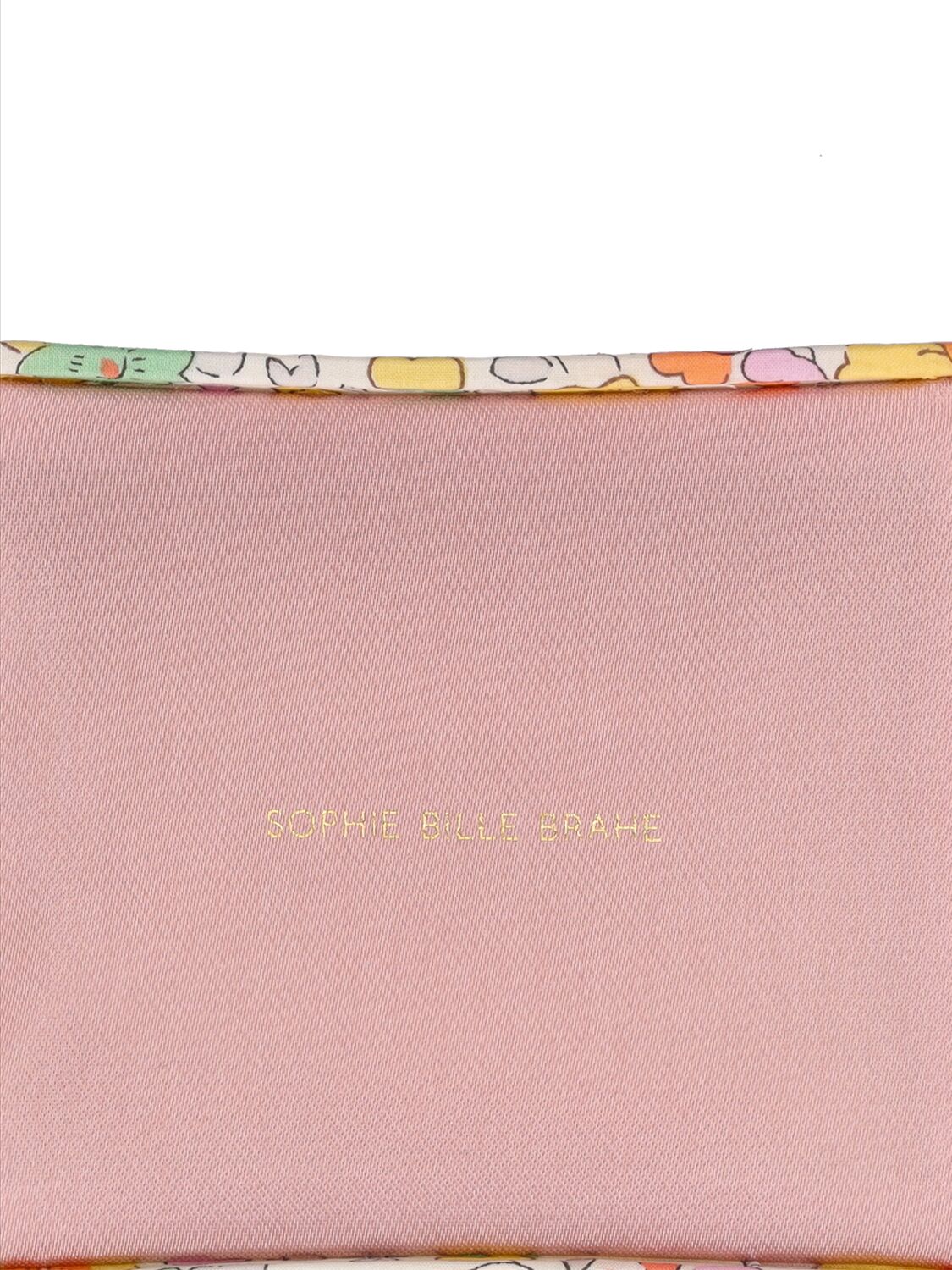 Shop Sophie Bille Brahe Velvet Sonya Jaune Jewelry Box W/ Tassel In Multi,pink