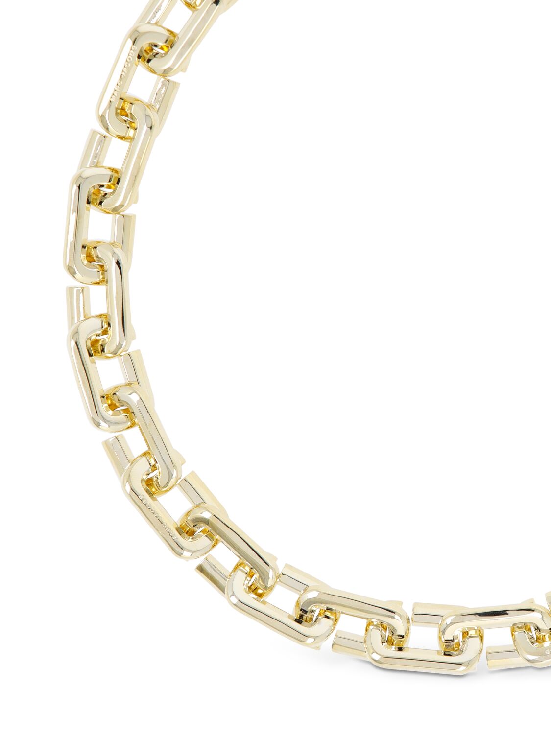 Shop Marc Jacobs J Marc Chain Link Necklace In Gold
