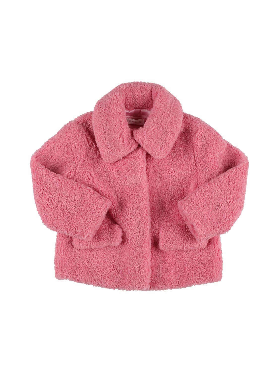 Monnalisa Kids' Teddy Jacket In Pink