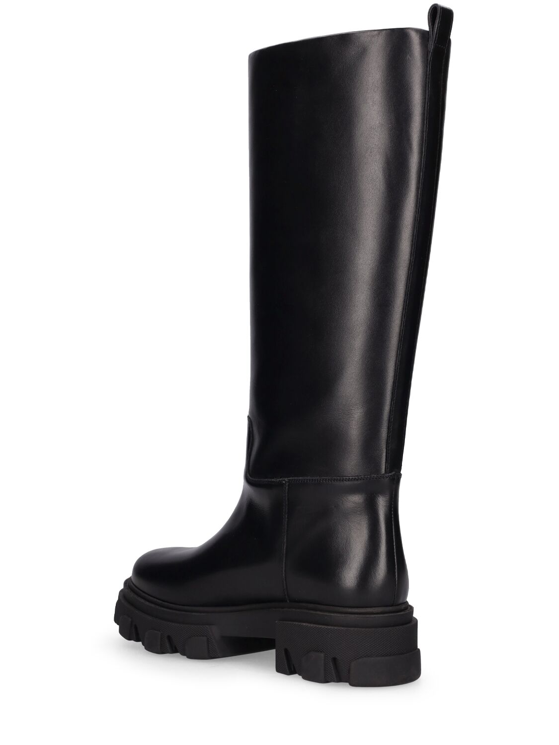 Shop Gia Borghini 50mm Perni 07 Nappa Boots In Black