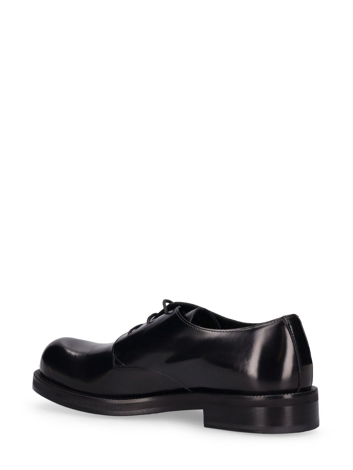 Shop Acne Studios Berby Leather Lace Up Shoes In Black
