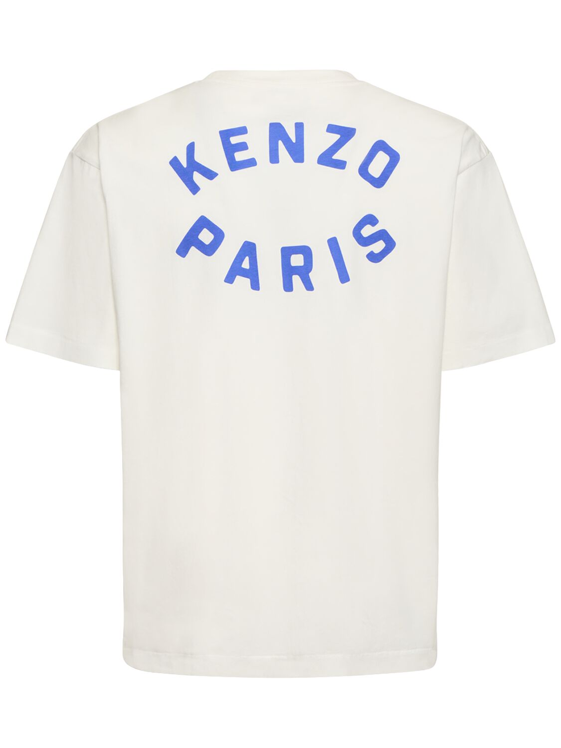 Shop Kenzo Target Print Oversized Cotton T-shirt In Off White