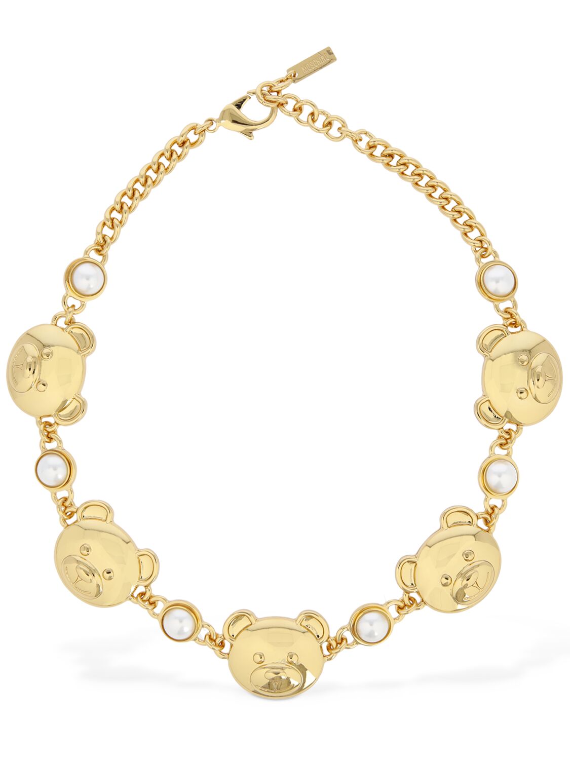 Teddy Faux Pearl Collar Necklace – WOMEN > JEWELRY & WATCHES > NECKLACES