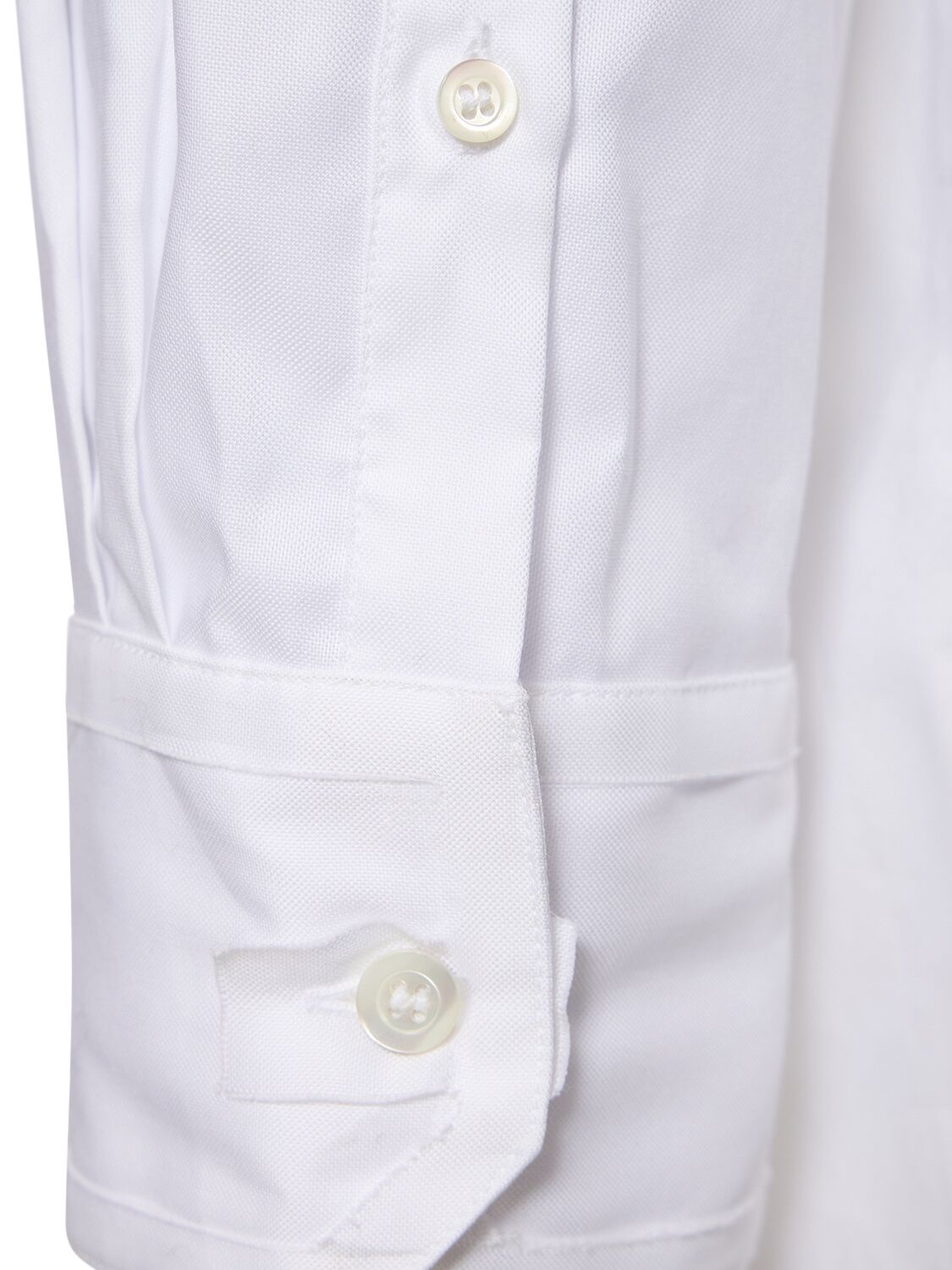 Shop Maison Margiela Oversize Classic Button Down Shirt In White