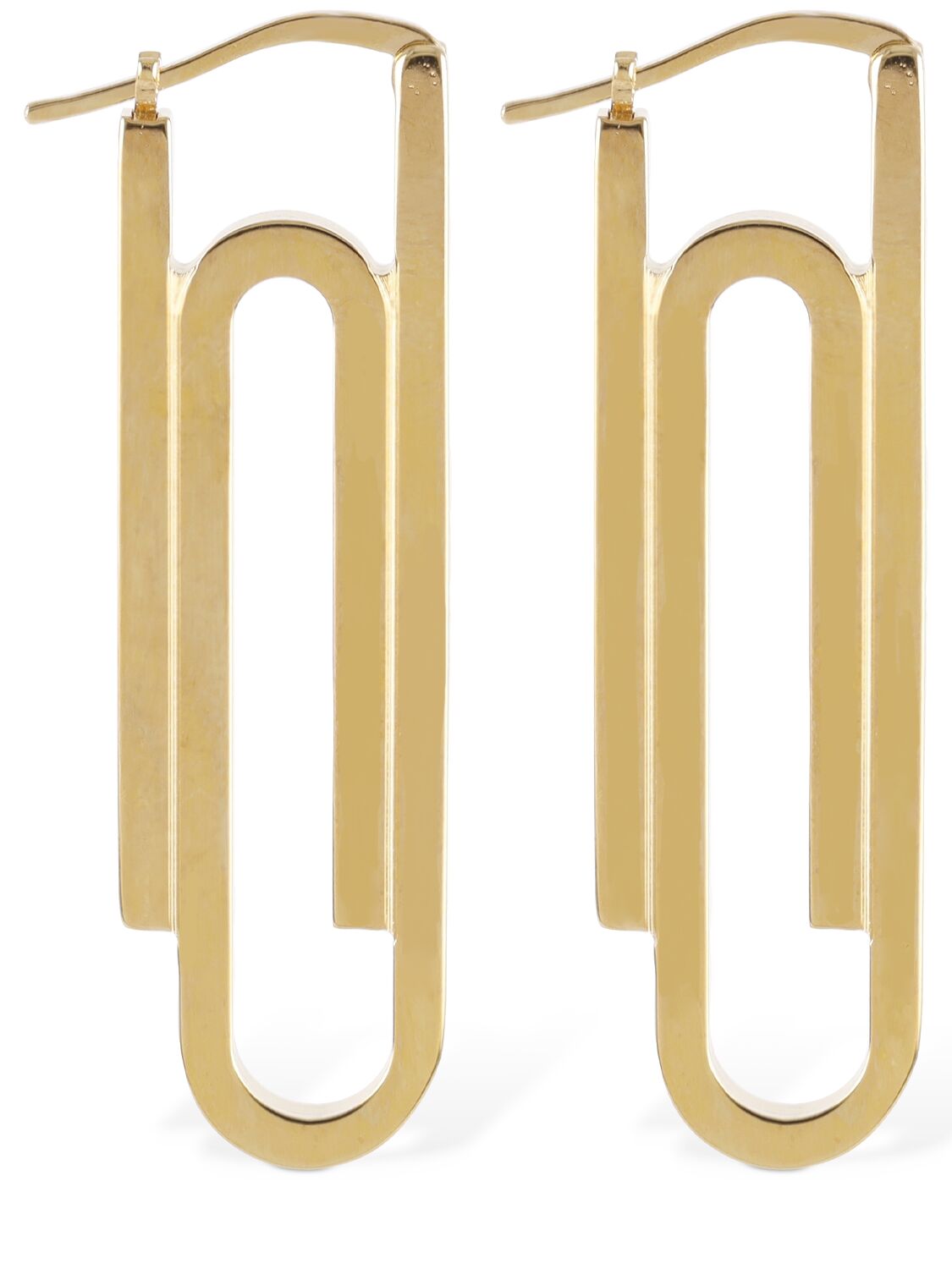 Image of Double Paperclip Earrings