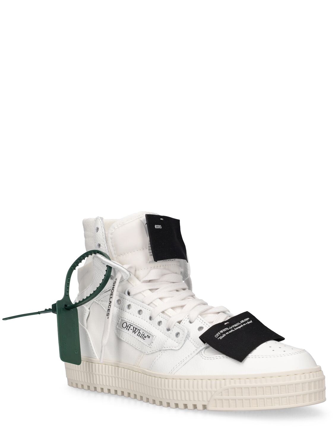 Shop Off-white 20mm 3.0 Off Court High-top Sneakers In White,black