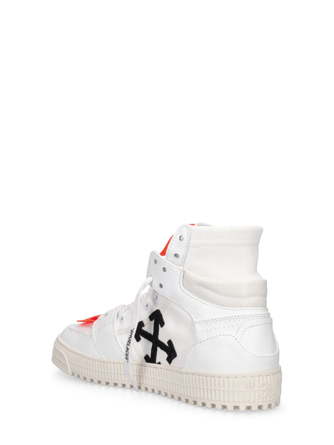 Shop Off-white 20mm 3.0 Off Court High-top Sneakers In White,orange