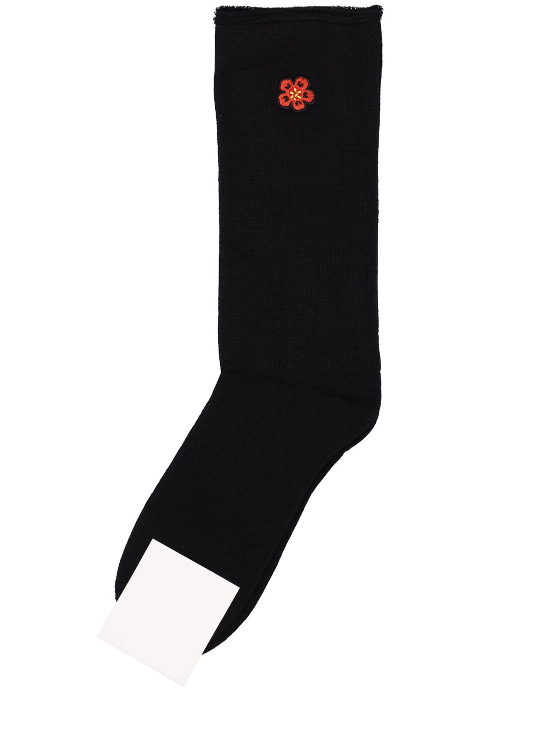 Shop Kenzo Boke Cotton Blend Socks In Black