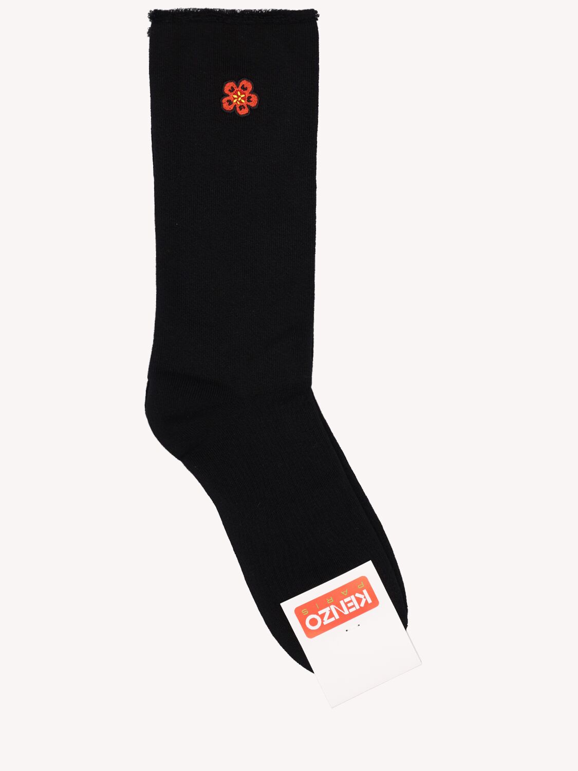 Kenzo Boke Cotton Blend Socks In Black