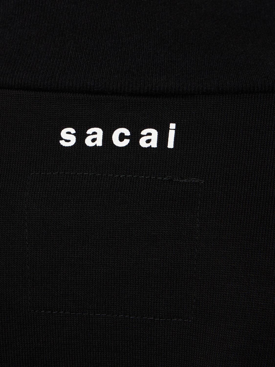 Sacai Logo Sacai X WTAPS Print Pullover