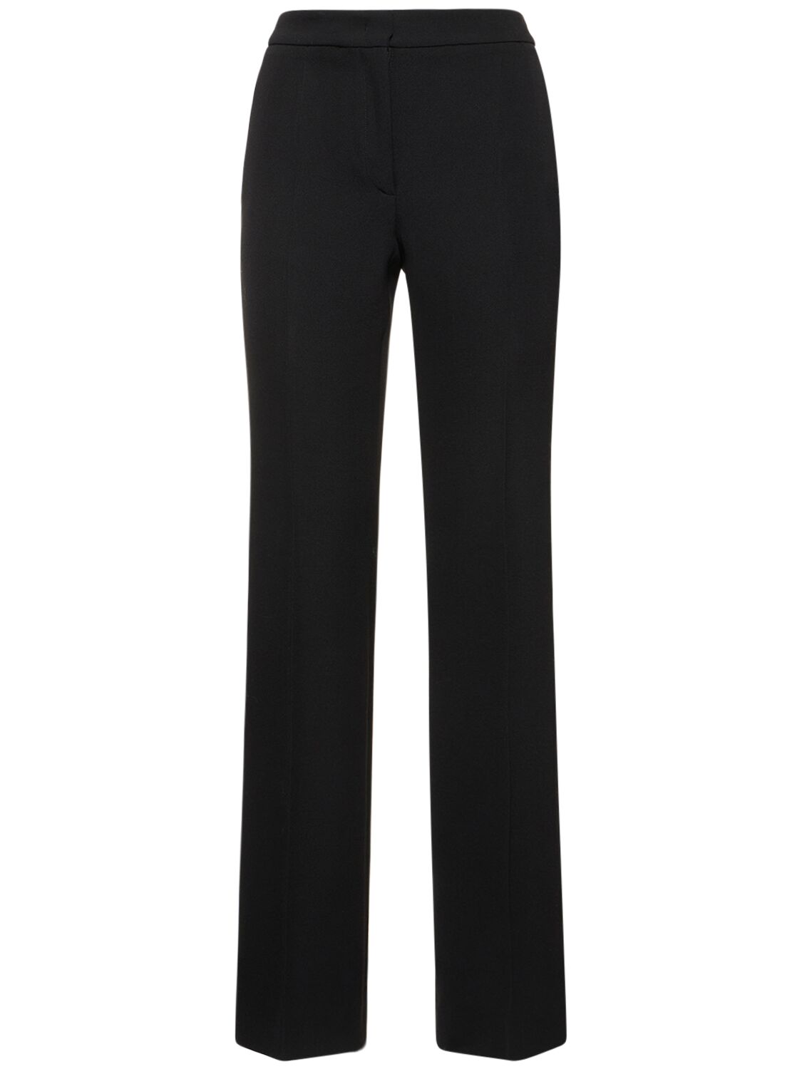 Moschino Wide Leg Casual Trousers In Black
