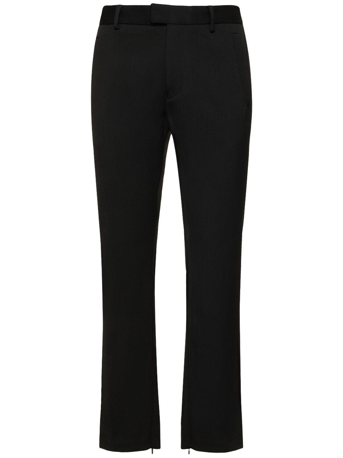Shop Represent Tailored Wool Blend Pants In Black