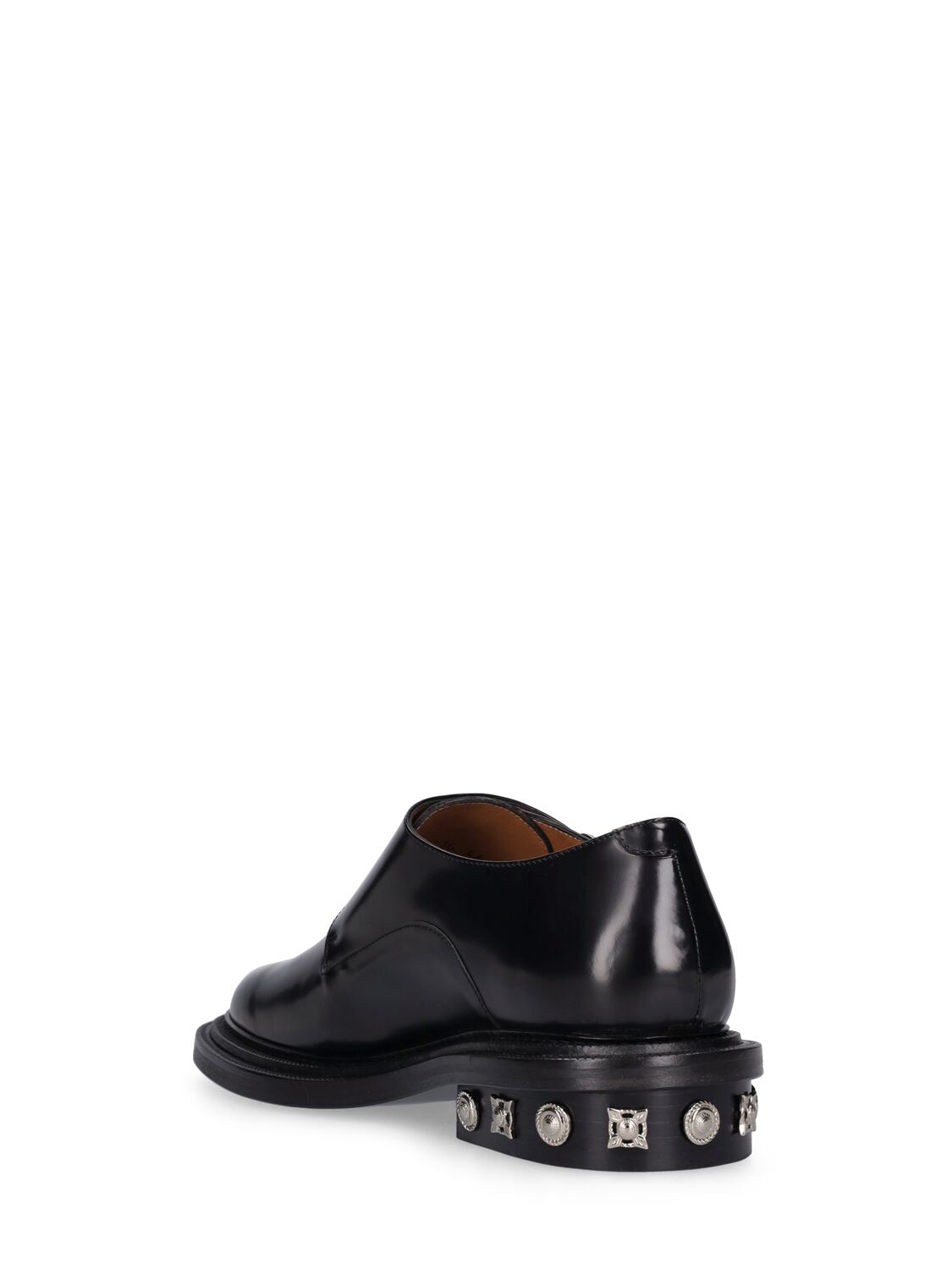 Shop Toga Virilis Black Polido Leather Shoes