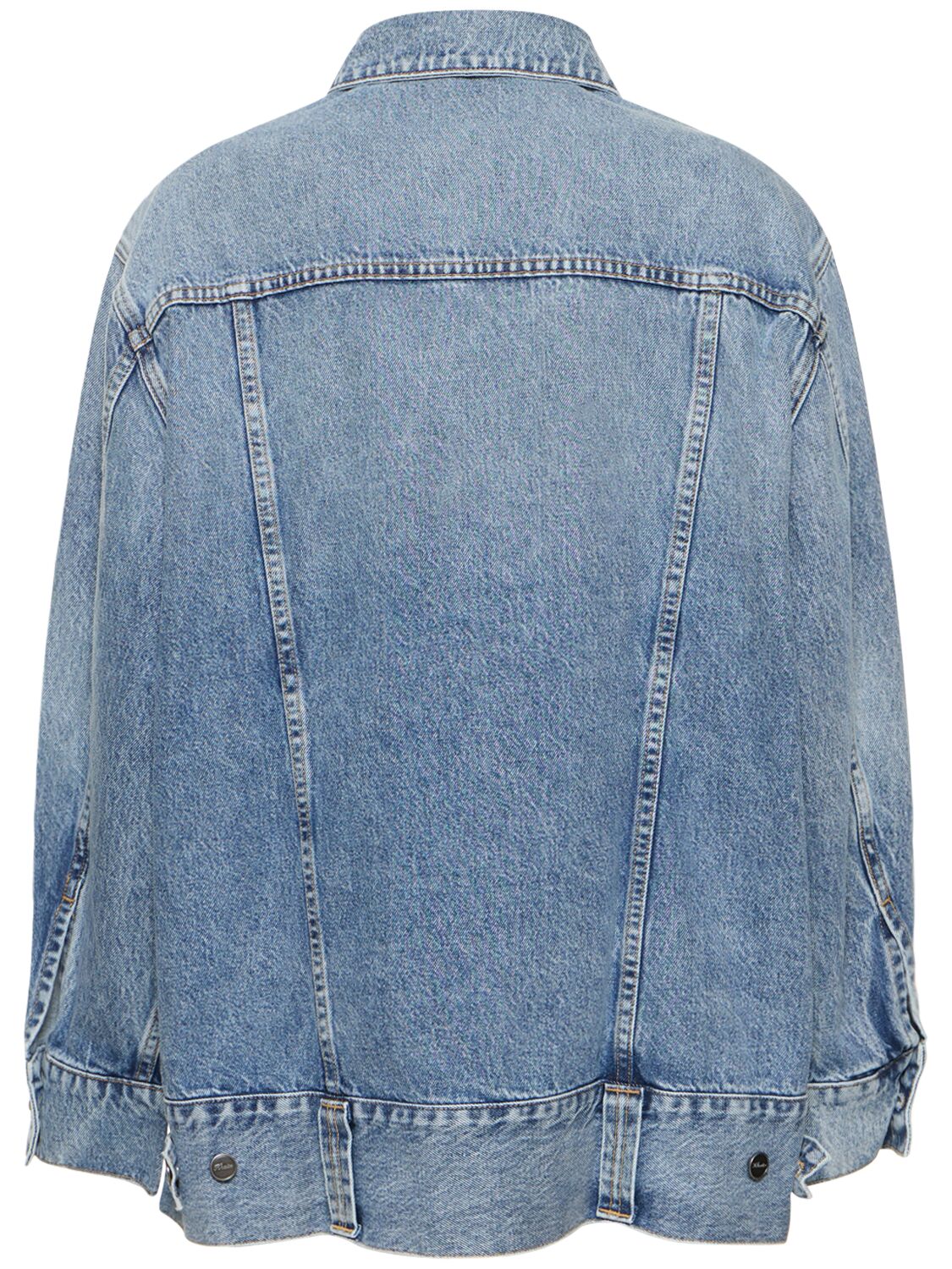 KHAITE GRIZZO COTTON DENIM JACKET 