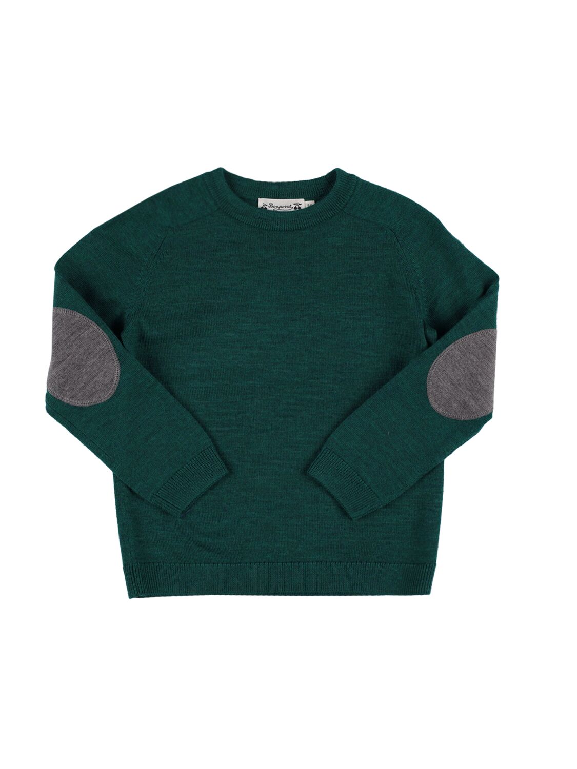 Bonpoint Kids' Bowen Wool Sweater In Green
