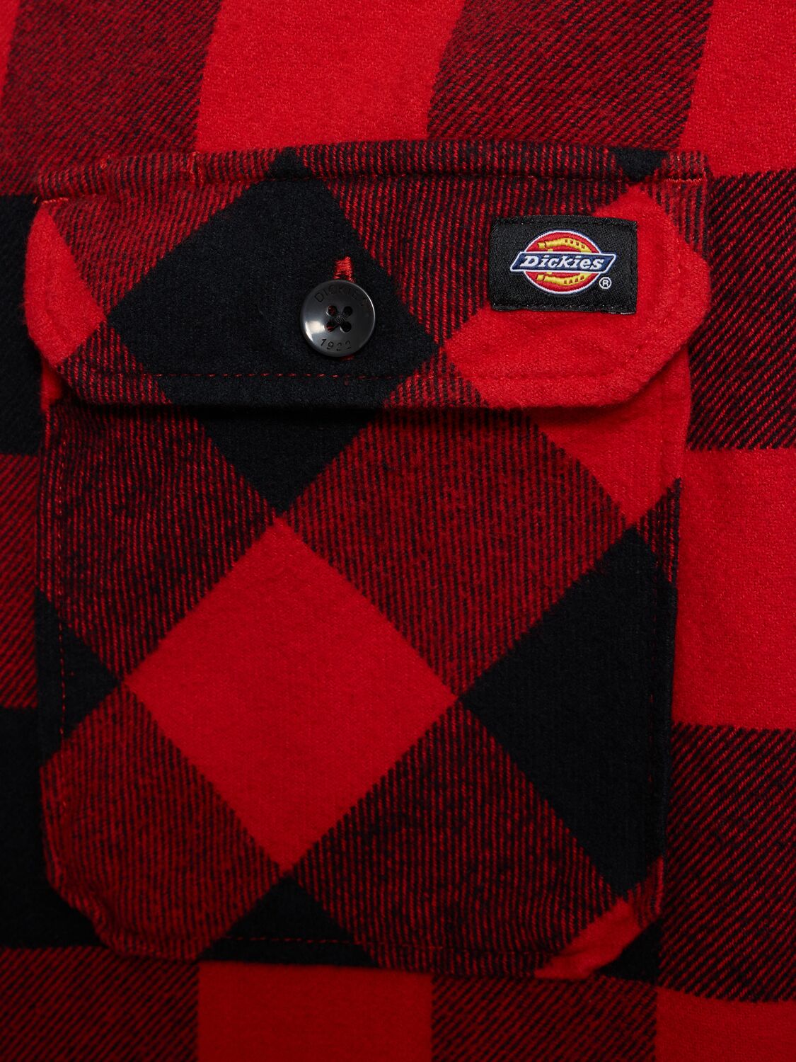Shop Dickies Sacramento Flannel Shirt In Red