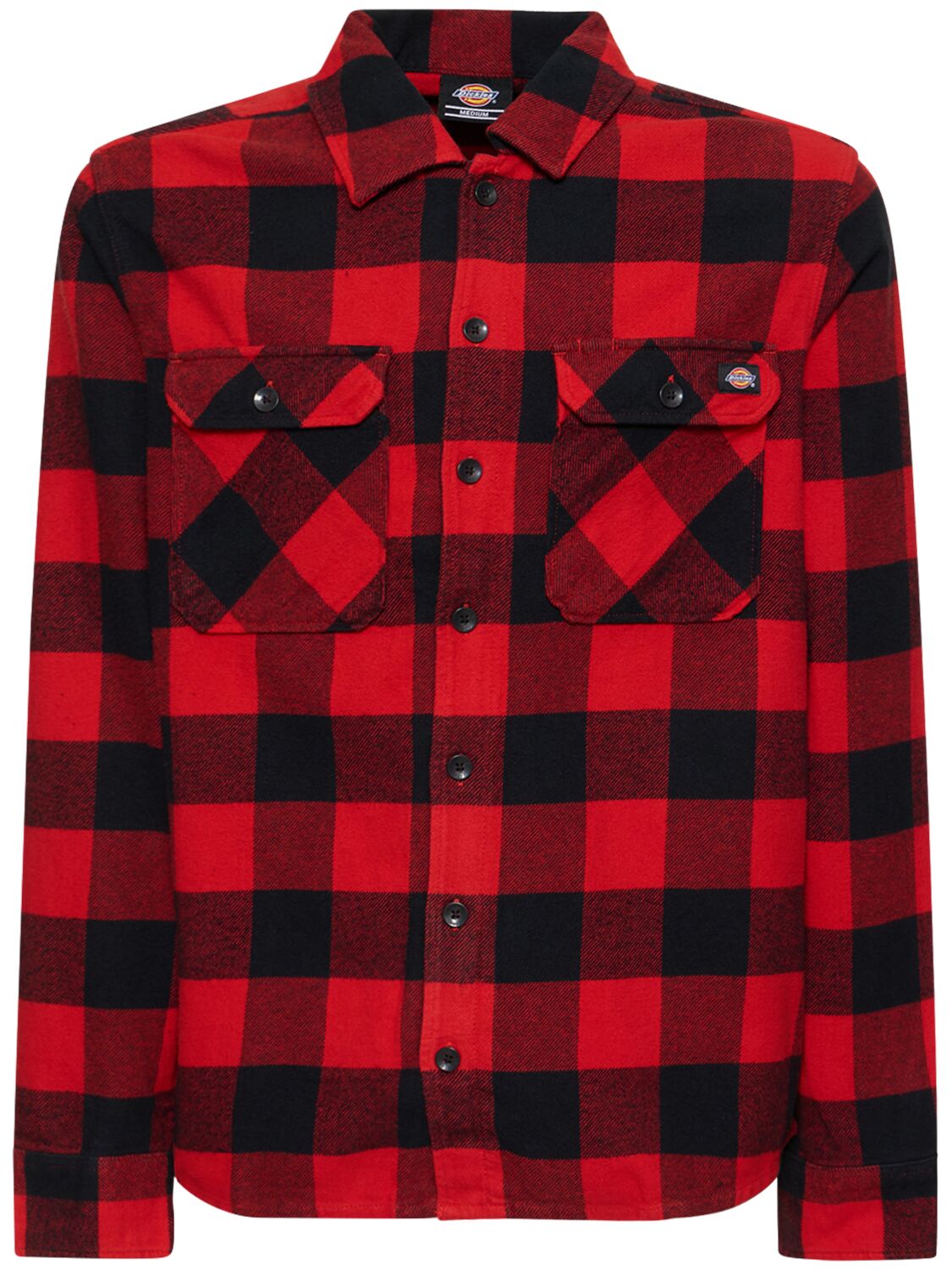 Shop Dickies Sacramento Flannel Shirt In Red