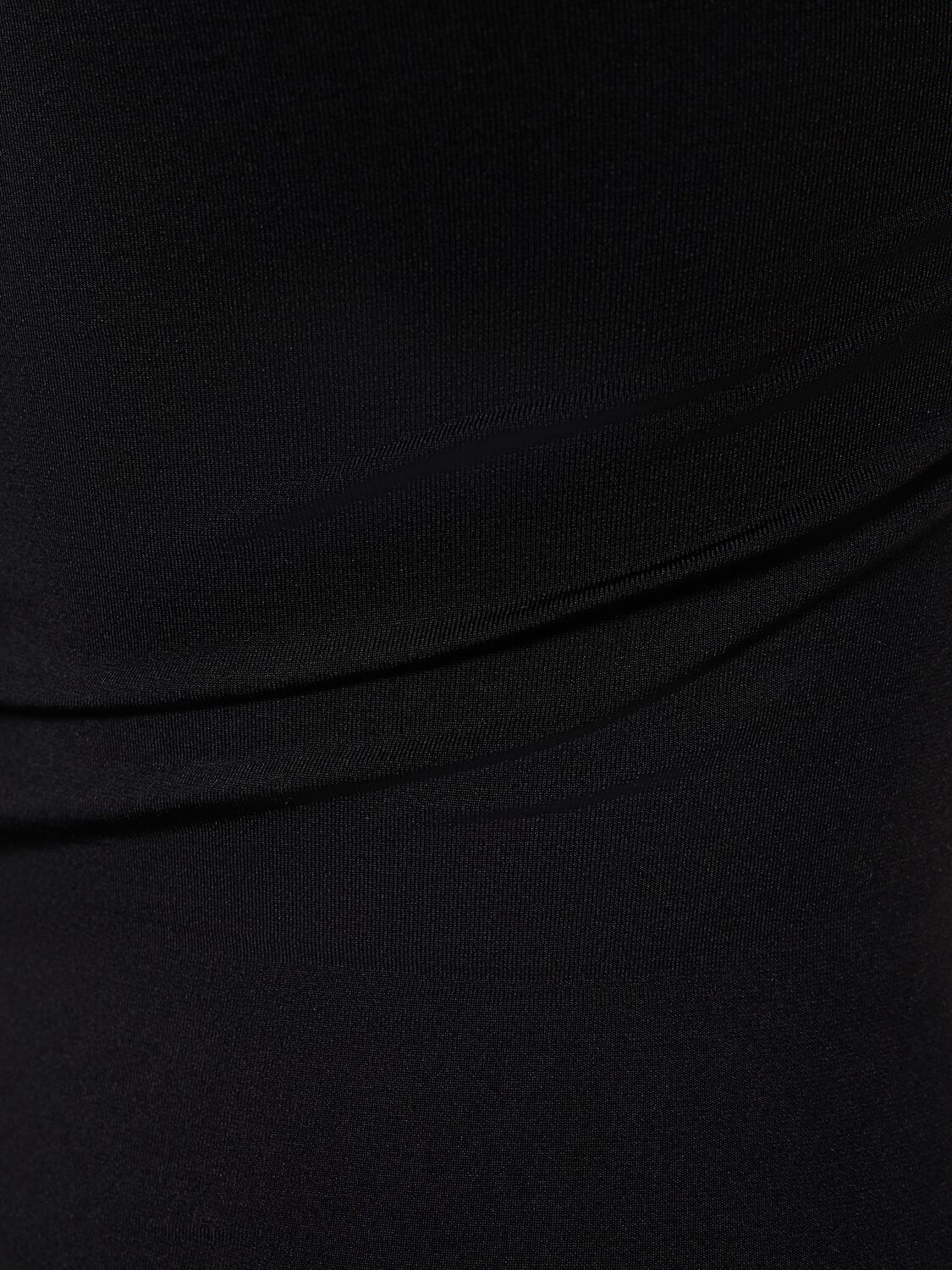 Shop Prism Squared Energized Strapless Bodysuit In Black