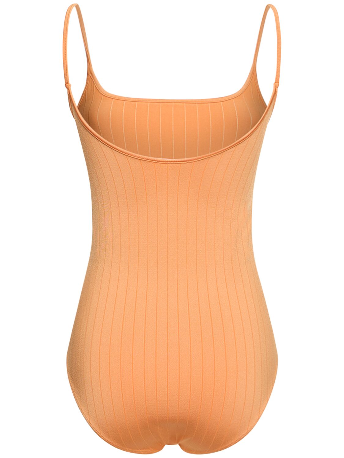 Shop Prism Squared Glorious Flat Rib Bodysuit In Orange