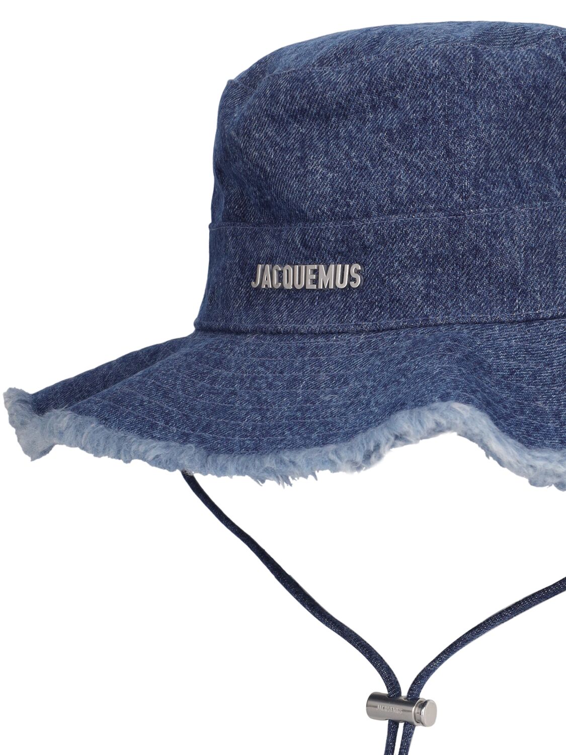 Le Bob Artichaut Denim Bucket Hat in Blue - Jacquemus