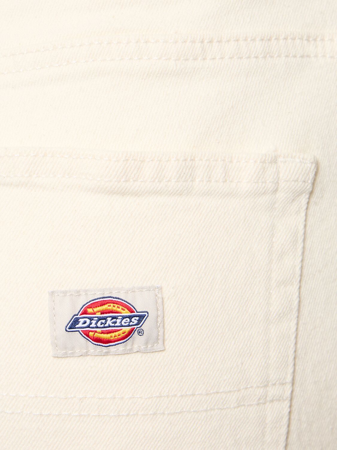 Shop Dickies Thomasville Cotton Denim Pants In White