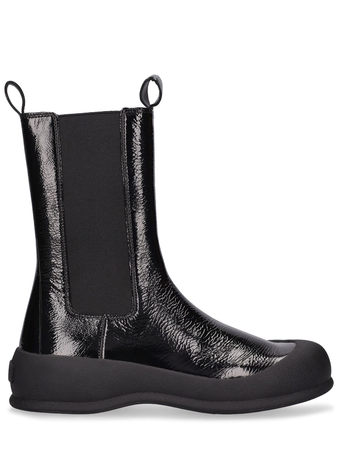 Bally 30mm Clayson Brushed Leather Boots In Black
