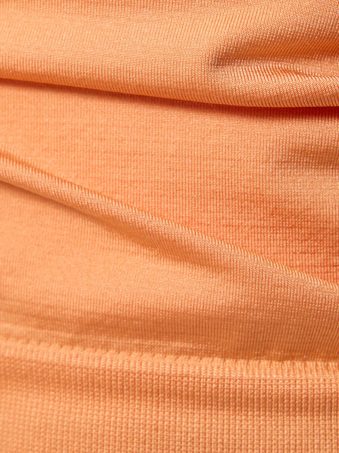 Shop Prism Squared Captivating Strapless Bikini Bra Top In Orange