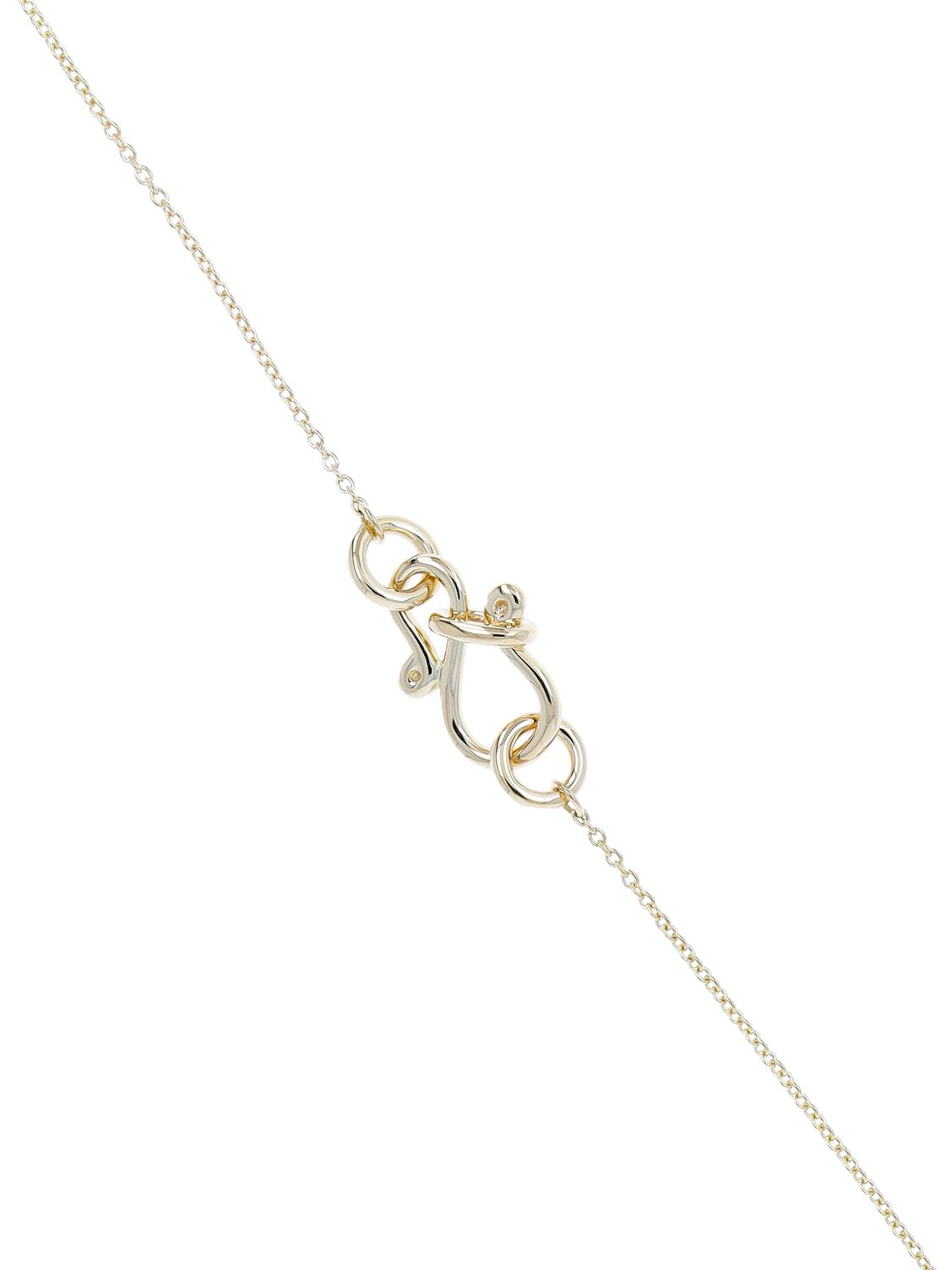 Shop Sophie Bille Brahe Soleil Simple 18kt & Diamond Necklace In Gold,crystal