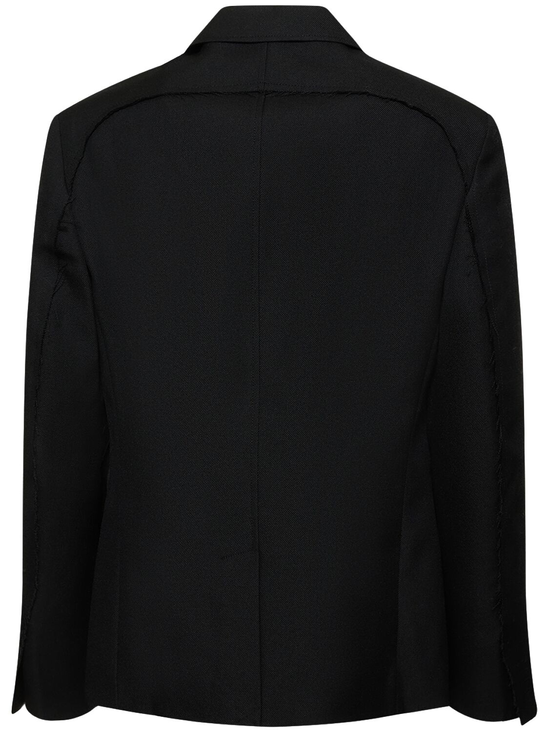 Shop Jacquemus La Veste Disgreghi Wool Jacket In Black
