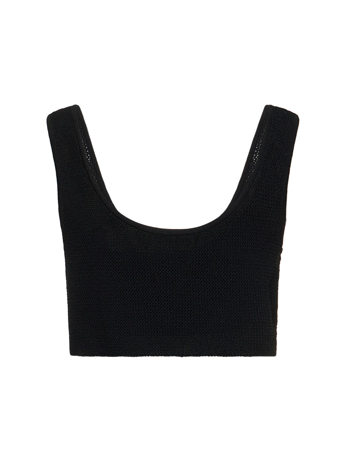 Shop Live The Process Nyx Knitted Bra Top In Black