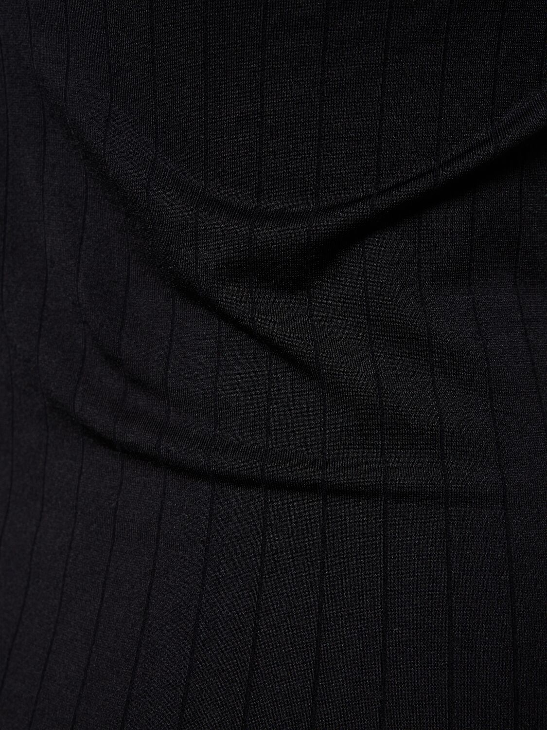 Shop Prism Squared Glorious Flat Rib Bodysuit In Black