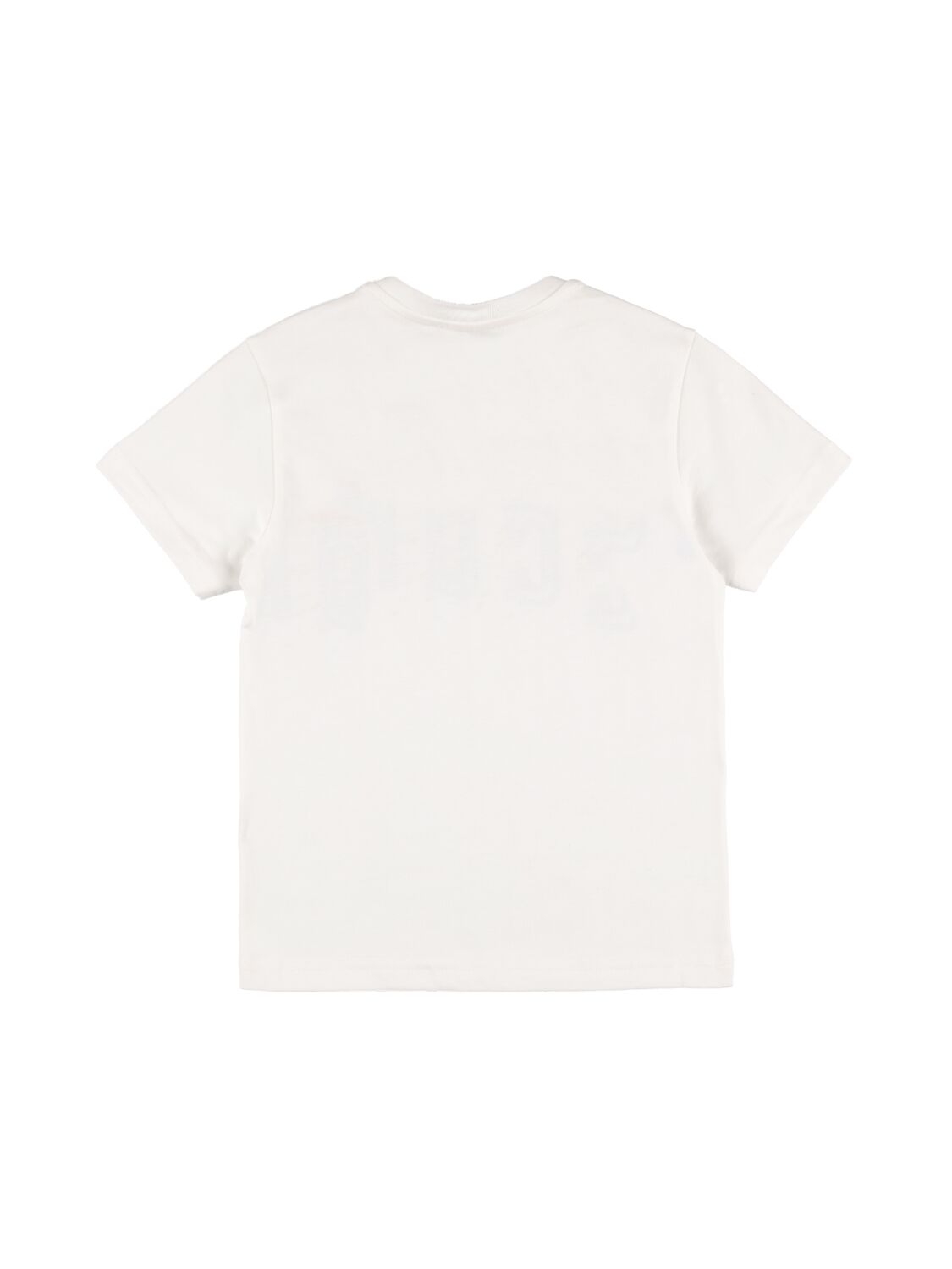 Shop Dsquared2 Icon Print Cotton Jersey T-shirt W/logo In White