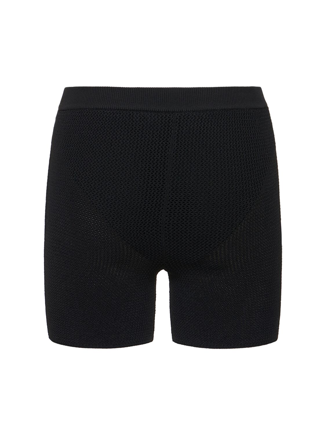 Shop Live The Process Nyx Knitted High Waist Shorts In Black