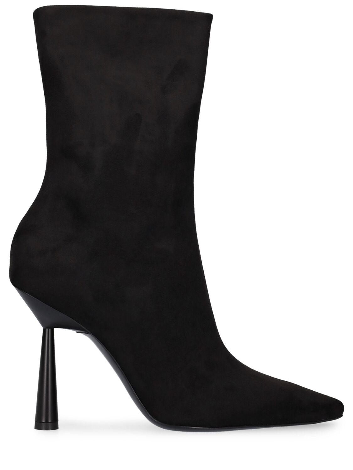 100mm Rosie 7 Faux Suede Ankle Boots – WOMEN > SHOES > BOOTS
