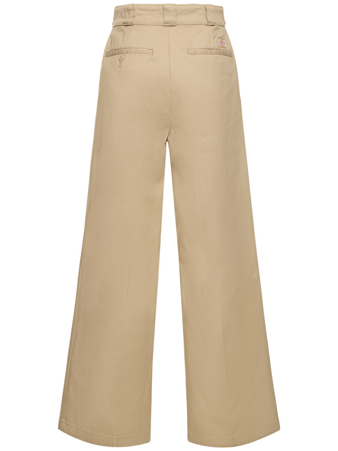 Shop Dickies Grove Hill Rec Wide Leg Pants In Khaki