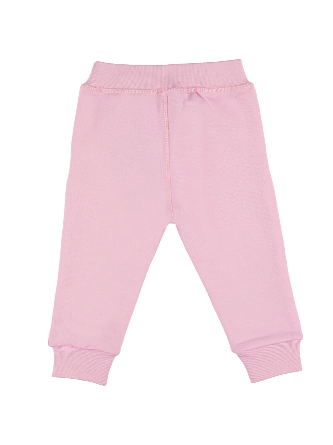 Shop Dsquared2 Logo Print Cotton Sweatpants In Pink