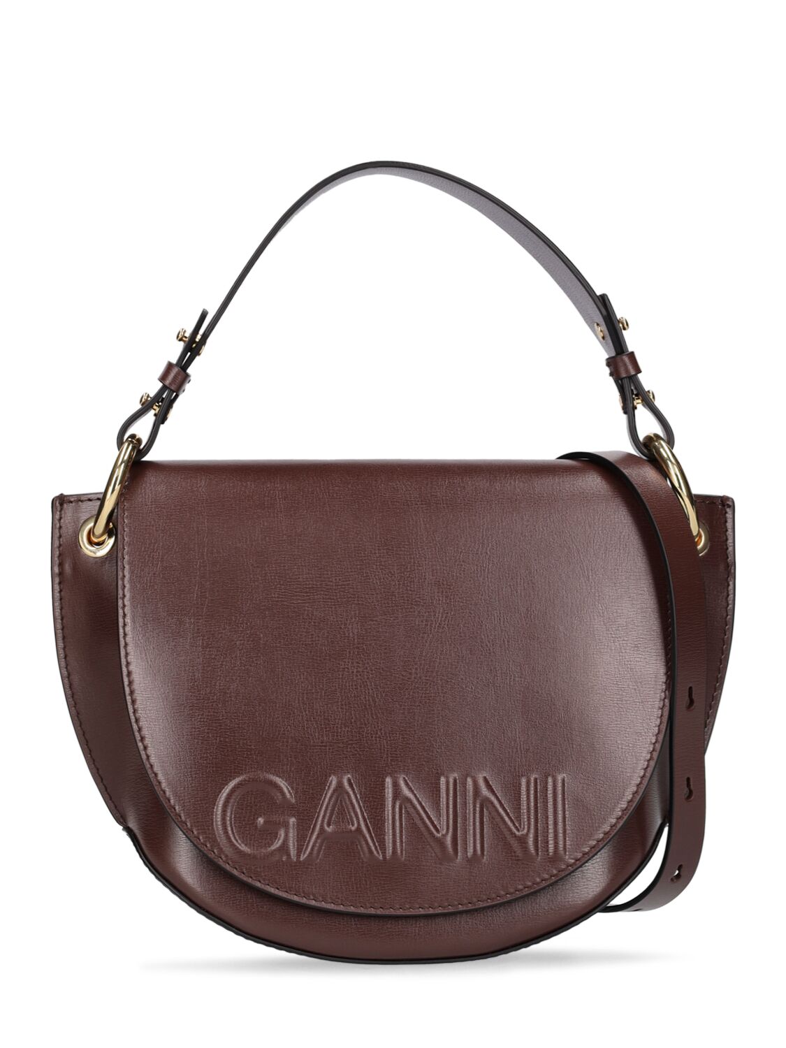 Banner Recycled Leather Saddle Bag – WOMEN > BAGS > SHOULDER BAGS